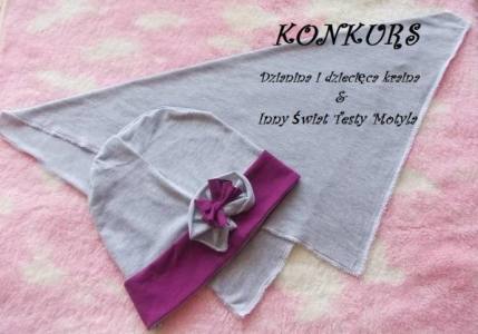 Wygraj zestaw dla chłopczyka czy dziewczynki czapeczka + apaszka