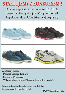Wygraj obuwie ERKE