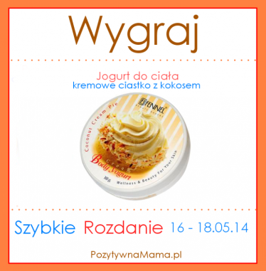 Wygraj Jogurt do ciała, kremowe ciastko z kremem