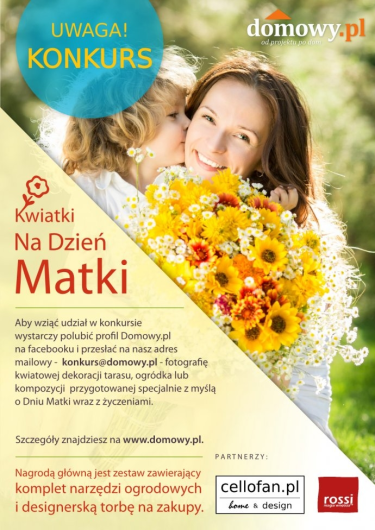 Konkurs fotograficzny: Wygraj kwiatki Na Dzień Matki