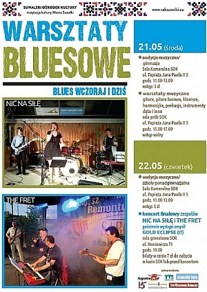 Wejściówki na finałowy koncert warsztatów bluesowych - Suwałki