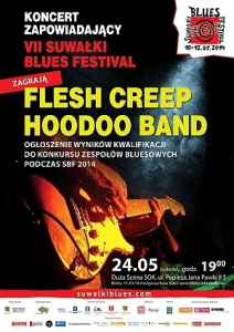 Wejściówki na koncert Flesh Creep i Hoodoo Band zapowidający SBF- Suwałki
