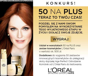 Konkurs "50 na PLUS" dla kobiet >50lat