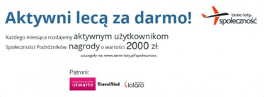 Konkurs "Aktywni lecą za darmo"