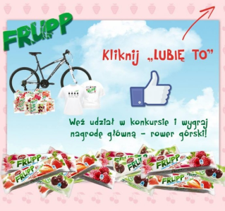 Podaj hasło - wygraj rower z Fruppem