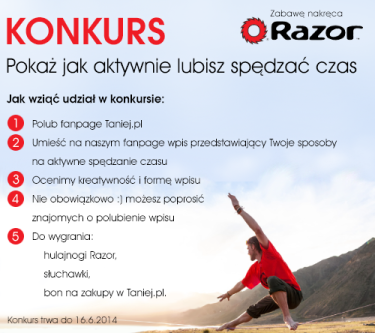 Konkurs "Pokaż jak aktywnie spędzasz czas"