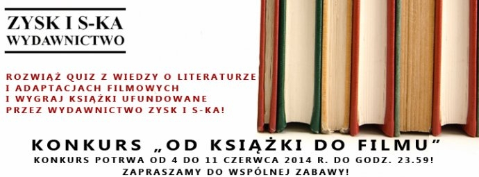 Konkurs "Od książki do filmu"