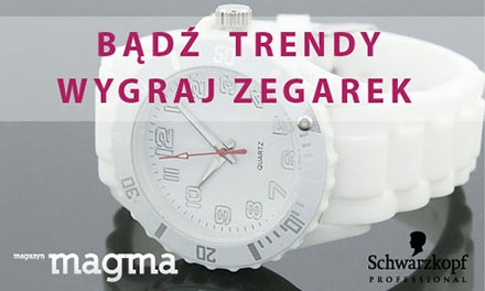 Bądź trendy i wygraj zegarek