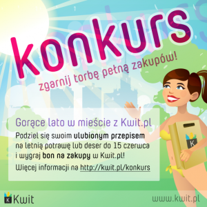 Gorące lato w mieście z Kwit.pl - wygraj darmowe zakupy!