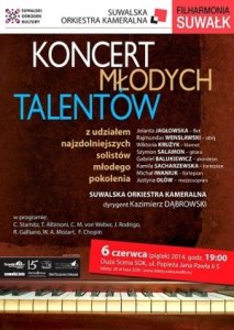 Wejściówki na Koncert Młodych Talentów - Suwałki