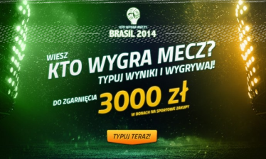Konkurs "Kto Wygra Mecz Brasil 2014"