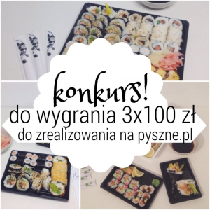 3 x 100 zł do wydania na Pyszne.pl!