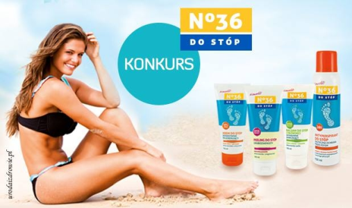 Wygraj zestaw 5 kosmetyków do stóp marki No.36. za jeden komentarz