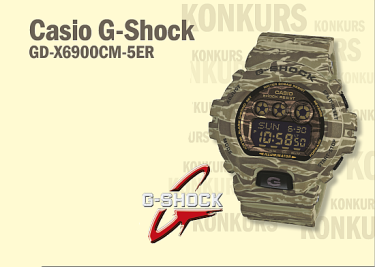 Wygraj zegarek Casio G-Shock GD-X6900CM-5ER