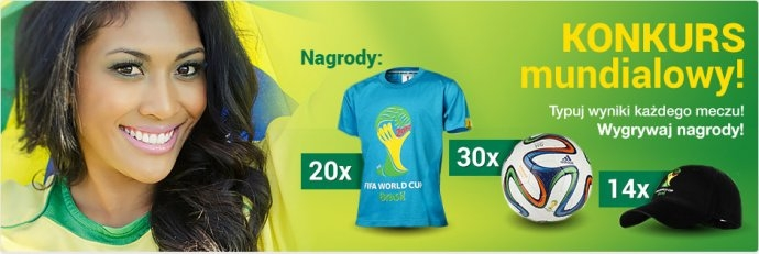 Konkurs na Mundial Brazylia 2014 - typuj wyniki meczów