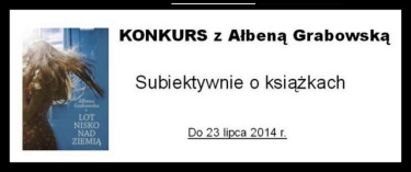 Konkurs z Ałbeną Grabowską