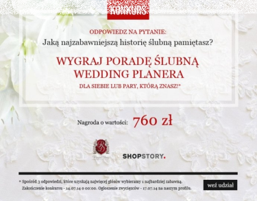 Wygraj poradę ślubną Weeding Planera dla siebie lub pary, którą znasz
