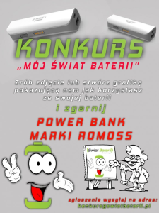 Konkurs "Mój Świat Baterii"