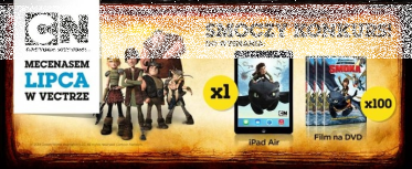 Konkurs "Cartoon Network mecenasem miesiąca lipca w Vectrze"