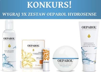 Wygraj 1 z 3 zestawów Oeparol Hydrosense!