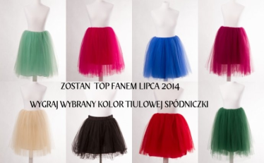 Wygraj wybrany kolor tiulowej spódniczki