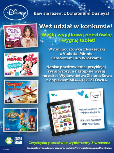Wyślij pocztówkę i wygraj tablet!