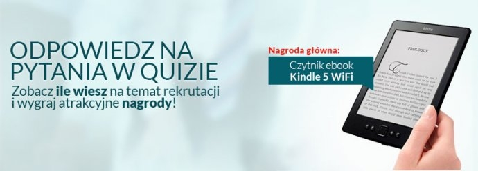 Wygraj Czytnik ebook Kindle 5 WiFi!