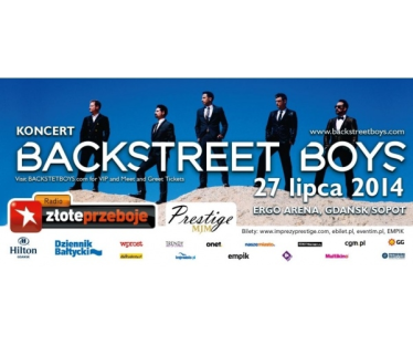 Wygraj bilety na koncert Backstreet Boys, Gdańsk