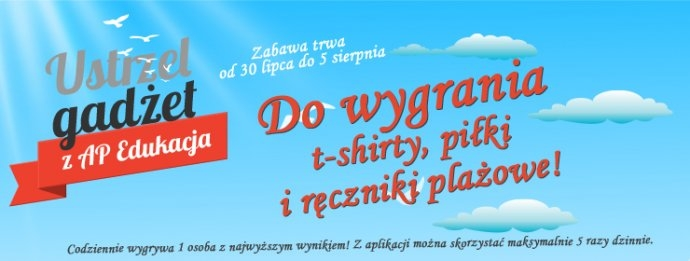 Konkurs "Ustrzel gadżet z AP Edukacja"