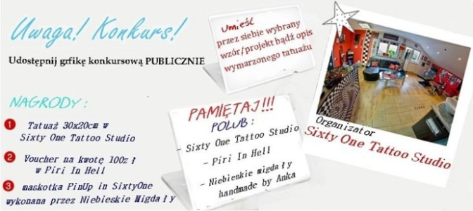 Wygraj darmowy tatuaż