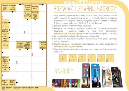 Rozwiąż krzyżówkę i zgarnij nagrody