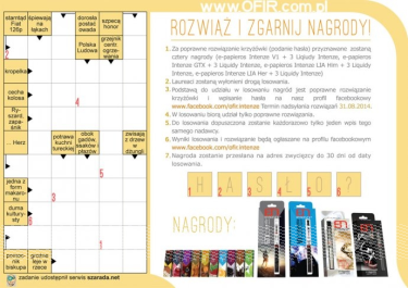 Rozwiąż krzyżówkę i zgarnij nagrody