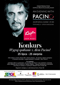 Wygraj spotkanie z Alem Pacino