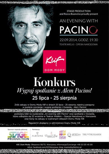 Wygraj spotkanie z Alem Pacino
