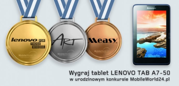 Wygraj tablet Lenovo Tab A7-50 w urodzinowym konkursie MobileWorld24.pl