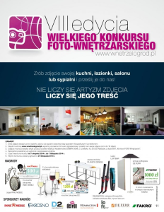 VIII edycja Wielkiego Konkursu FOTO-Wnętrzarskiego