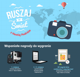 Konkurs "Ruszaj w świat z Hestią Podróże"