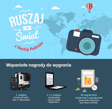 Konkurs "Ruszaj w świat z Hestią Podróże"