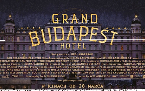 Wygraj DVD z filmem "Grand Budapest Hotel"