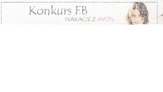 Konkurs "Wakacje z AVON"