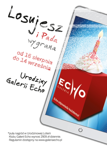 Loteria Urodzinowa Galerii Echo, Kielce