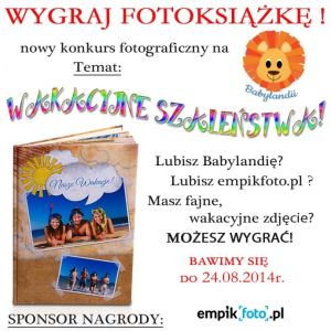 Konkurs fotograficzny: Wygraj fotoksiążkę od babylandiaa.blogspot.com