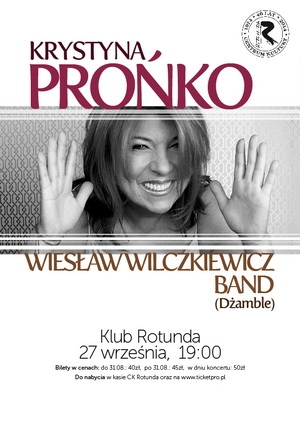 Konkurs "Wygraj podwójną wejściówkę na koncert Krystyny Prońko" Kraków