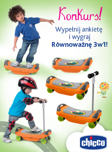 Wygraj bezpieczeństwo swojego dziecka i Równoważnię 3 w 1