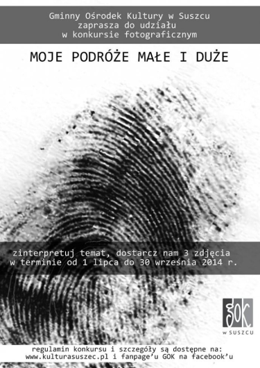 Konkurs "Moje podróże małe i duże"