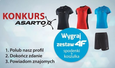 Wygraj termoaktywną odzież 4F w konkursie Asarto!