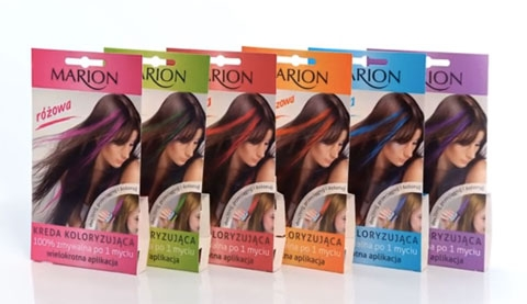 Wygraj kolorowe kredy do włosów Marion