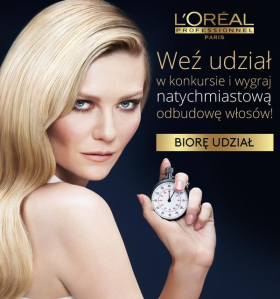 Wygraj profesjonalną usługę odbudowy włosów w Salonie Expert L'Oréal Professionnel!