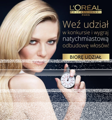 Wygraj profesjonalną usługę odbudowy włosów w Salonie Expert L'Oréal Professionnel!