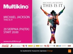 Konkurs "Michael Jackson w Multikinie" Warszawa, Kielce do godz. 12:00